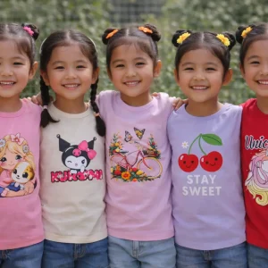 Girls half sleeve t-shirt